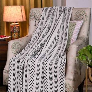 Arrow Streak Handloom Sofa Throw Blanket- 1 (1)