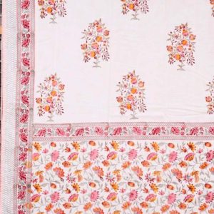 Blossom Punica Jaipuri Cotton Dohar- 3