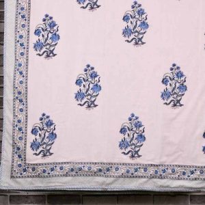 Blue Corsage Jaipuri Cotton Dohar- 3