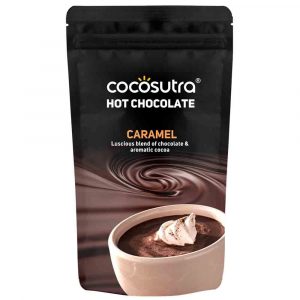 Caramel Hot Chocolate 100g – Front