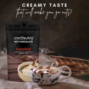 Cocosutra Hazelnut Hot Chocolate (Stylized)