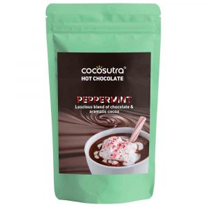 Cocosutra Peppermint Hot Chocolate 100g – Front