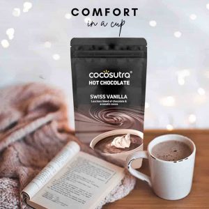 Cocosutra Swiss Vanilla Hot Chocolate – Lifestyle Image (1)