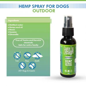 Cure By Design Hemp Spray for Dogs – Outdoor 3