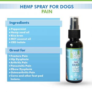 Cure By Design Hemp Spray for Dogs – Pain 2