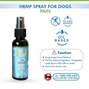 Cure By Design Hemp Spray for Dogs – Pain 3