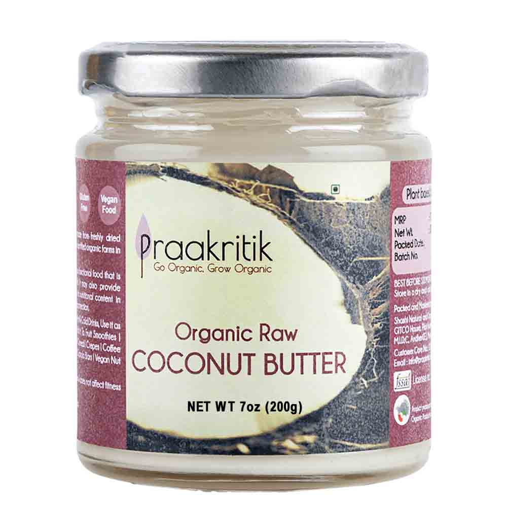 Praakritik Organic Coconut Butter Jar of 200 GM