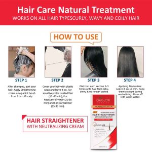 Set of Hair Straightener with Neutralising Cream 200Gm-04