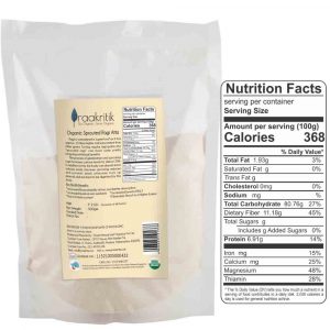 Sprouted Ragi Atta Back – Nutrition