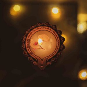Terracotta candel