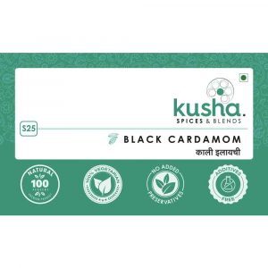 Black Cardamom Front Sticker