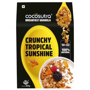 Cocosutra Crunchy Tropical Sunshine Granola 300g Front (1)