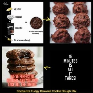 Cocosutra Fudgy Brownie Cookie Dough Mix