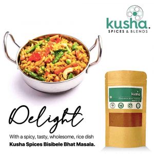 Kusha Spices Bisibele Bhat Masala – Use