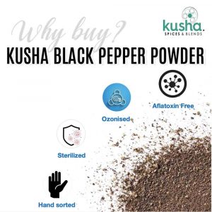 Kusha Spices Black Pepper Powder USP