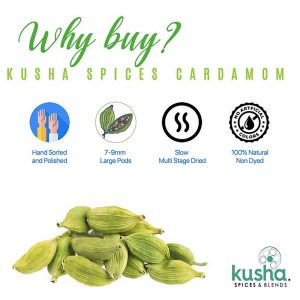 Kusha Spices Cardamom USP