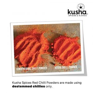 Kusha Spices Chilli Powder Destemmed Chillies (1)