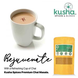 Kusha Spices Premium Chai Masala – Use