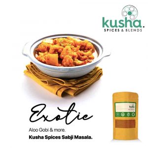 Kusha Spices Sabji Masala Use