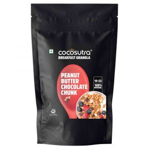 Peanut Butter Chocolate Chunk Granola 1kg Front